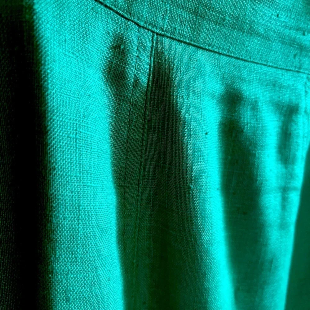 LIZ CLAIBORNE LINEN SKIRT - Picture 5 of 8